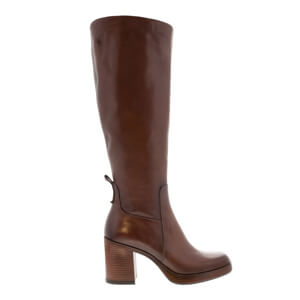 Carl Scarpa Cyrus Brown Leather Knee High Boots